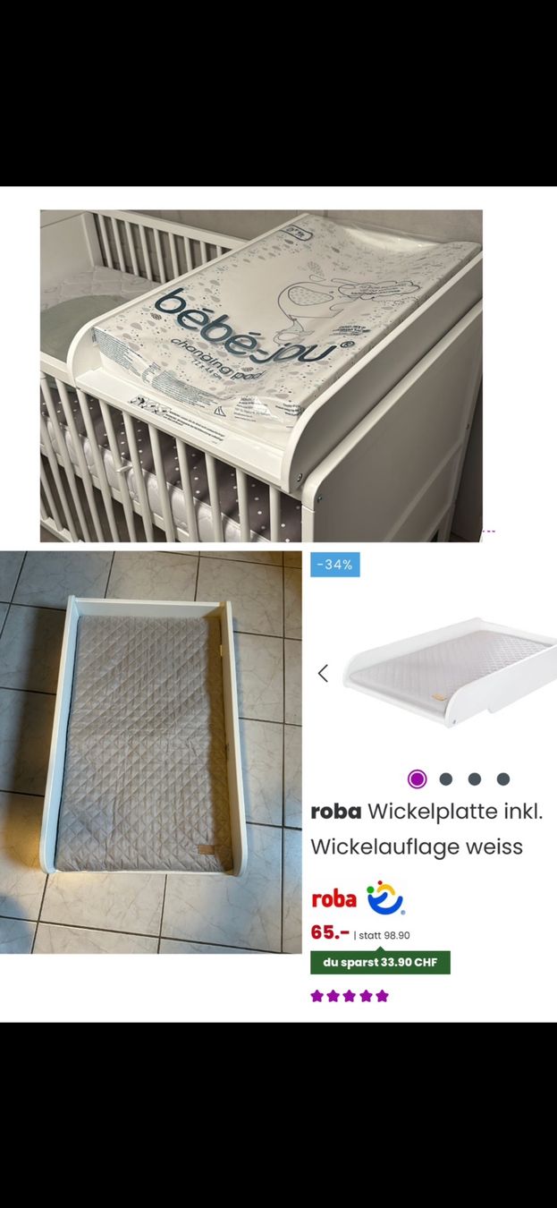 Wickeltisch & Zubehör: Roba Wickelplatte – Gebraucht aus Küssnacht am Rigi von Lem_ller0695
